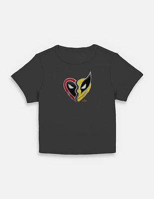 Marvel Deadpool & Wolverine Friendship Necklace Womens Baby T-Shirt