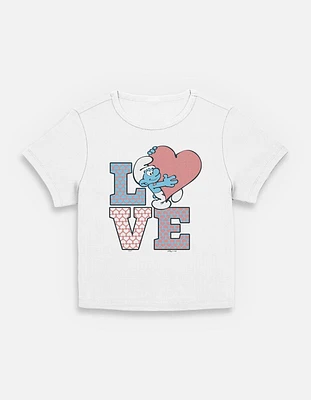 The Smurfs Love Womens Baby T-Shirt