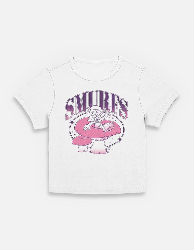 The Smurfs Collegiate Womens Baby T-Shirt