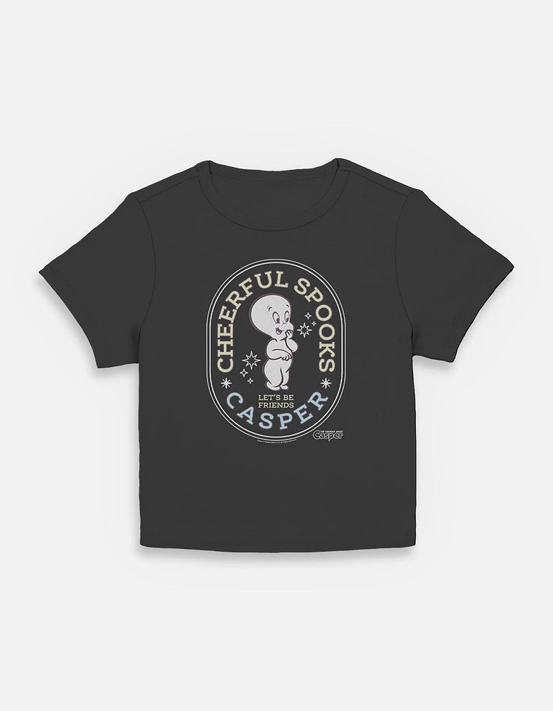 Casper The Friendly Ghost Cheerful Spooks Womens Baby T-Shirt
