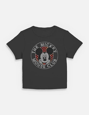 Disney Mickey Mouse Checker Womens Baby T-Shirt
