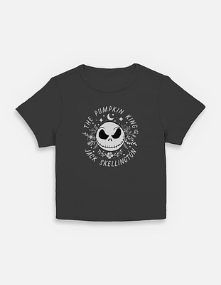 Disney The Nightmare Before Christmas Jack Floral Face Womens Baby T-Shirt
