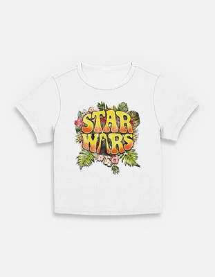 Star Wars Tropical Logo Womens Baby T-Shirt