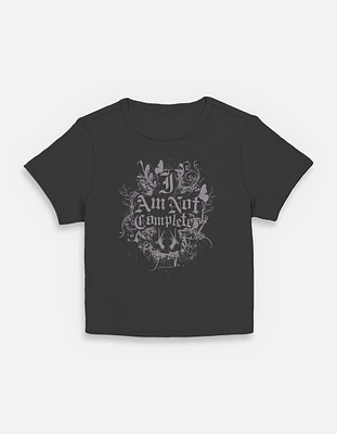 Edward Scissorhands Not Complete Womens Baby T-Shirt