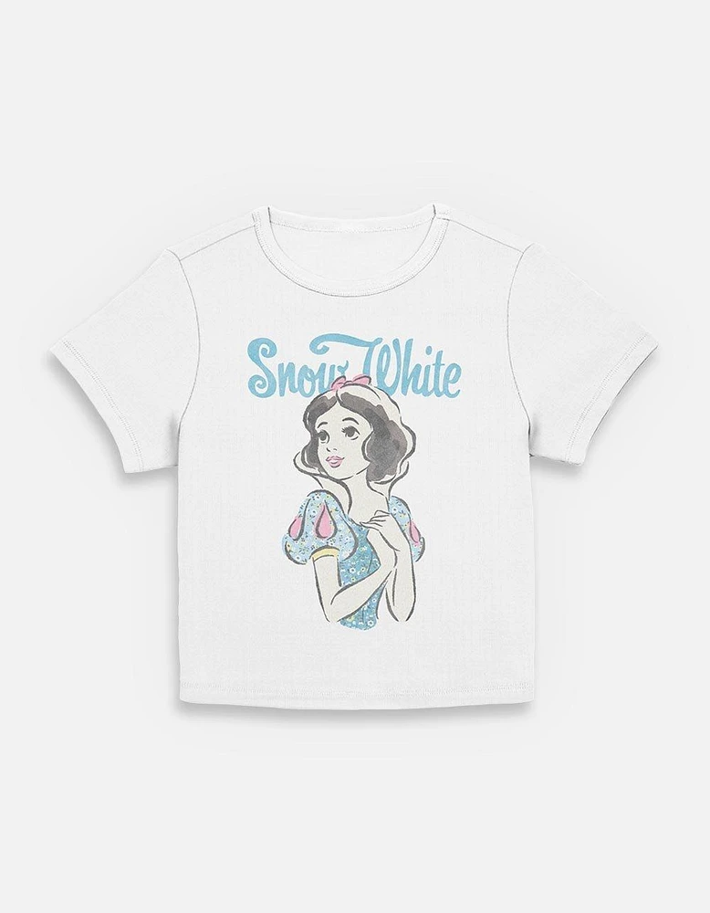 Disney Princesses Floral Snow White Womens Baby T-Shirt