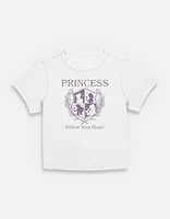 Disney Princesses Follow Your Heart Crest Womens Baby T-Shirt