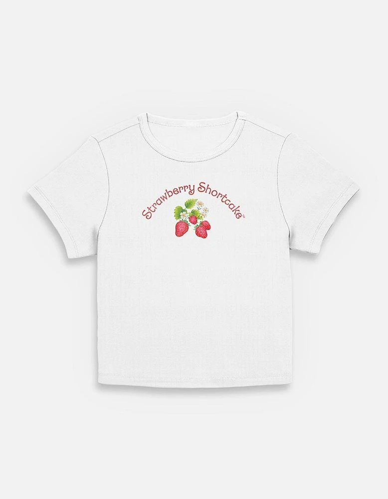 Strawberry Shortcake Simple Strawberries Womens Baby T-Shirt