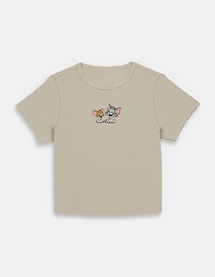 Tom & Jerry Title Womens Baby T-Shirt