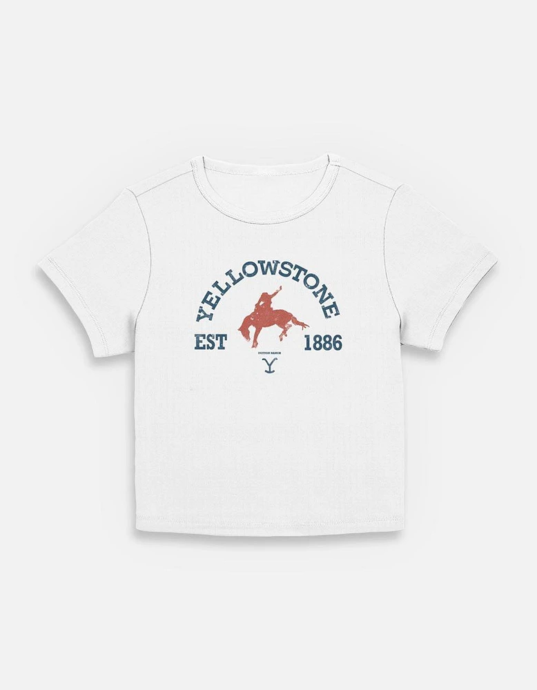 Yellowstone Stay Wild Womens Baby T-Shirt