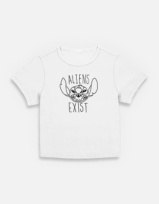 Disney Lilo & Stitch Aliens Exist Womens Baby T-Shirt