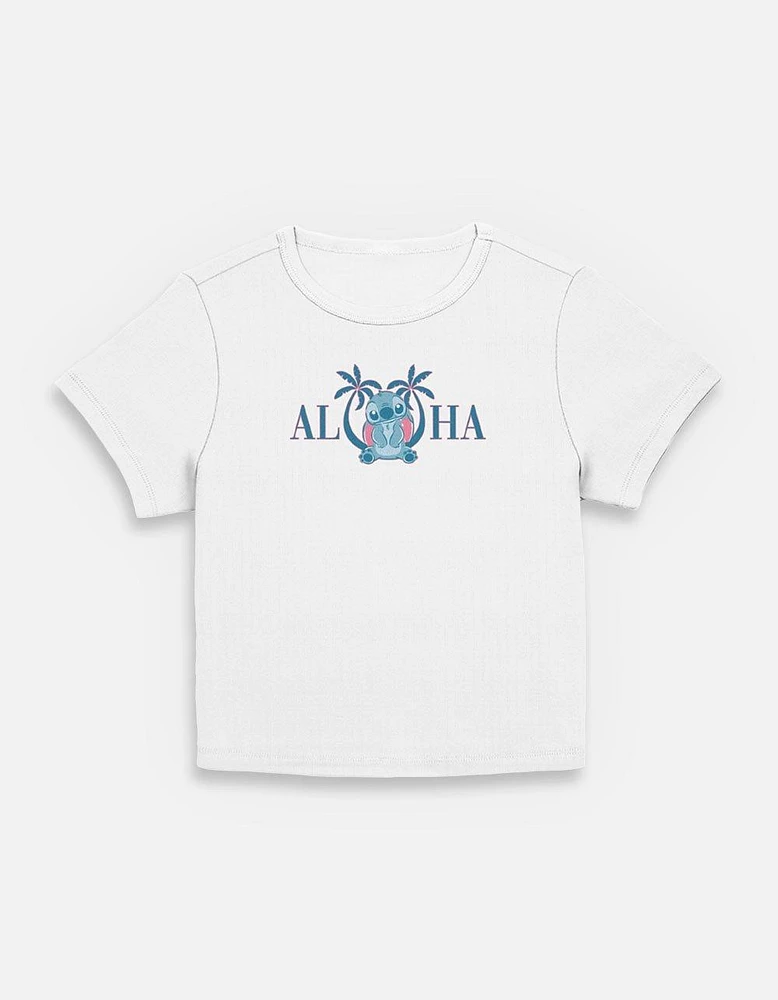 Disney Lilo & Stitch Aloha Beach Club Womens Baby T-Shirt