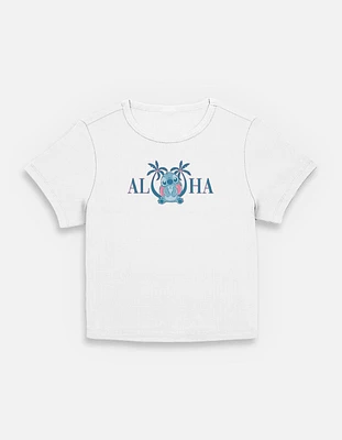 Disney Lilo & Stitch Aloha Beach Club Womens Baby T-Shirt