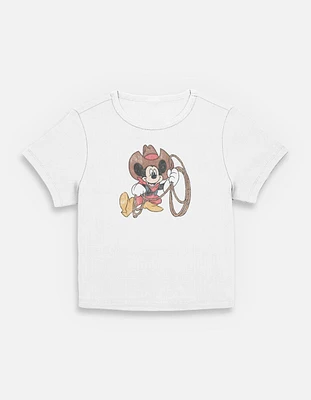 Disney Mickey Mouse Cowboy Womens Baby T-Shirt
