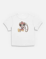 Disney Mickey Mouse Cowboy Womens Baby T-Shirt