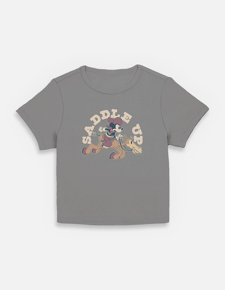 Disney Mickey Mouse Saddle Up Womens Baby T-Shirt