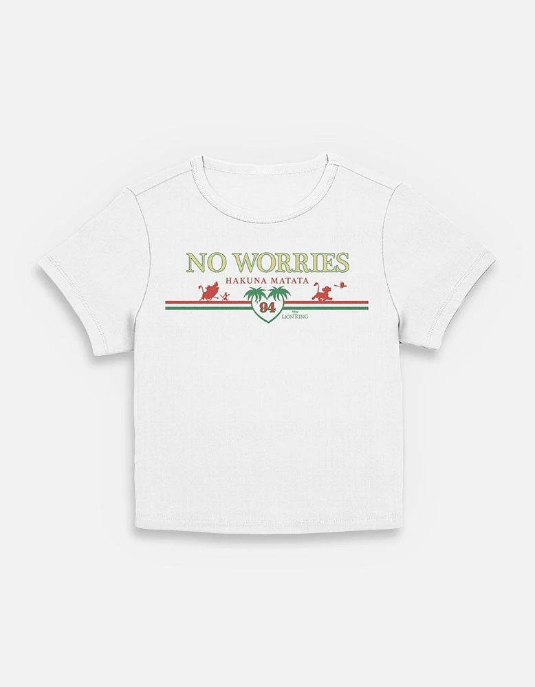 Disney The Lion King No Worries Womens Baby T-Shirt