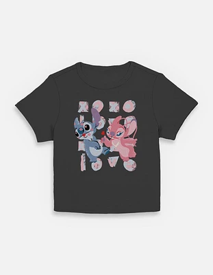 Disney Lilo & Stitch Angel And Kisses Womens Baby T-Shirt