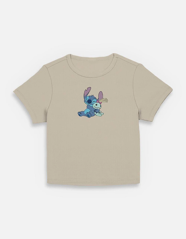 Disney Lilo & Stitch Hugging Scrump Womens Baby T-Shirt