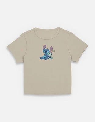 Disney Lilo & Stitch Hugging Scrump Womens Baby T-Shirt