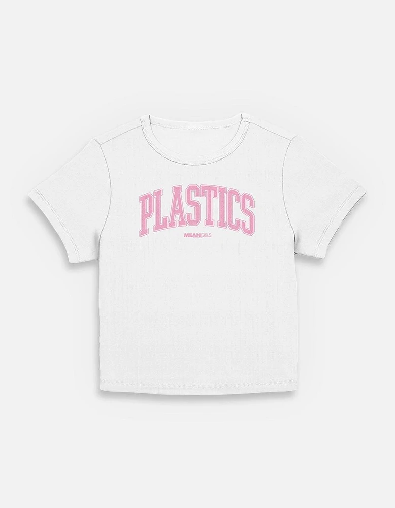 Mean Girls Plastic Collegiate Womens Baby T-Shirt
