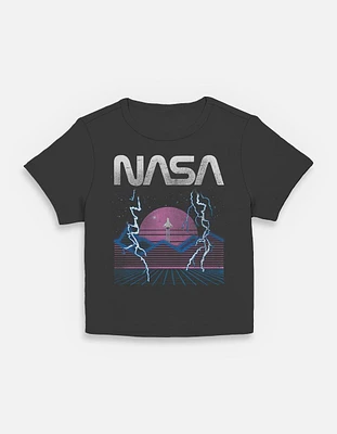 NASA Mountain Glow Womens Baby T-Shirt