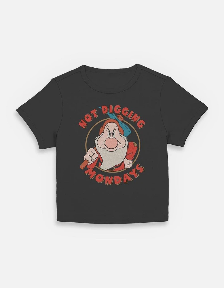 Disney Snow White and the Seven Dwarfs Grumpy Not Digging Mondays Womens Baby T-Shirt