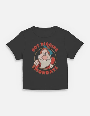 Disney Snow White and the Seven Dwarfs Grumpy Not Digging Mondays Womens Baby T-Shirt