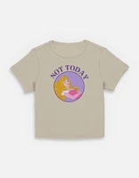 Disney Princesses Aurora Not Today Womens Baby T-Shirt