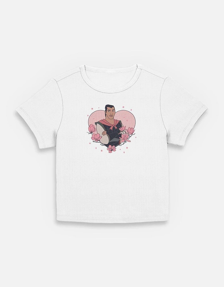 Disney Princesses Li Shang Heart Lockup Womens Baby T-Shirt