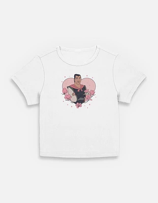 Disney Princesses Li Shang Heart Lockup Womens Baby T-Shirt