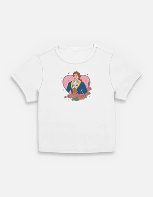 Disney Princesses Prince Adam Heart Lockup Womens Baby T-Shirt