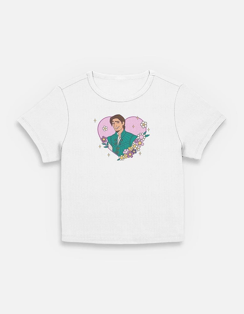 Disney Princesses Flynn Rider Heart Lockup Womens Baby T-Shirt