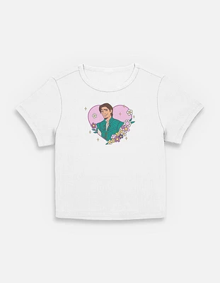 Disney Princesses Flynn Rider Heart Lockup Womens Baby T-Shirt