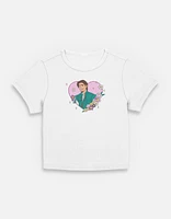 Disney Princesses Flynn Rider Heart Lockup Womens Baby T-Shirt