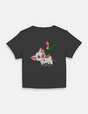 Disney Moana Hei Pua Womens Baby T-Shirt