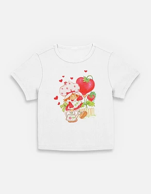 Strawberry Shortcake Strawberries And Hearts Womens Baby T-Shirt