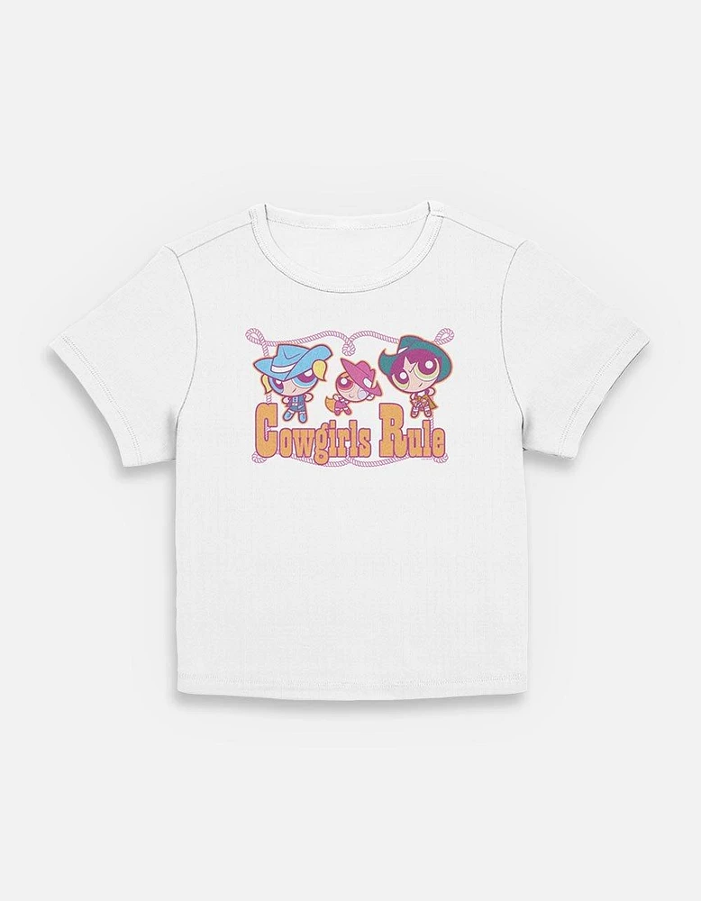The Powerpuff Girls Cowgirls Rule Womens Baby T-Shirt