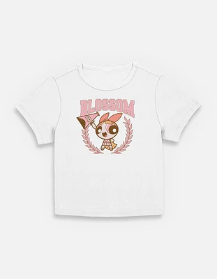 The Powerpuff Girls Blossom Collegiate Womens Baby T-Shirt