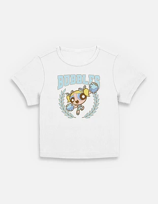 The Powerpuff Girls Bubbles Collegiate Womens Baby T-Shirt