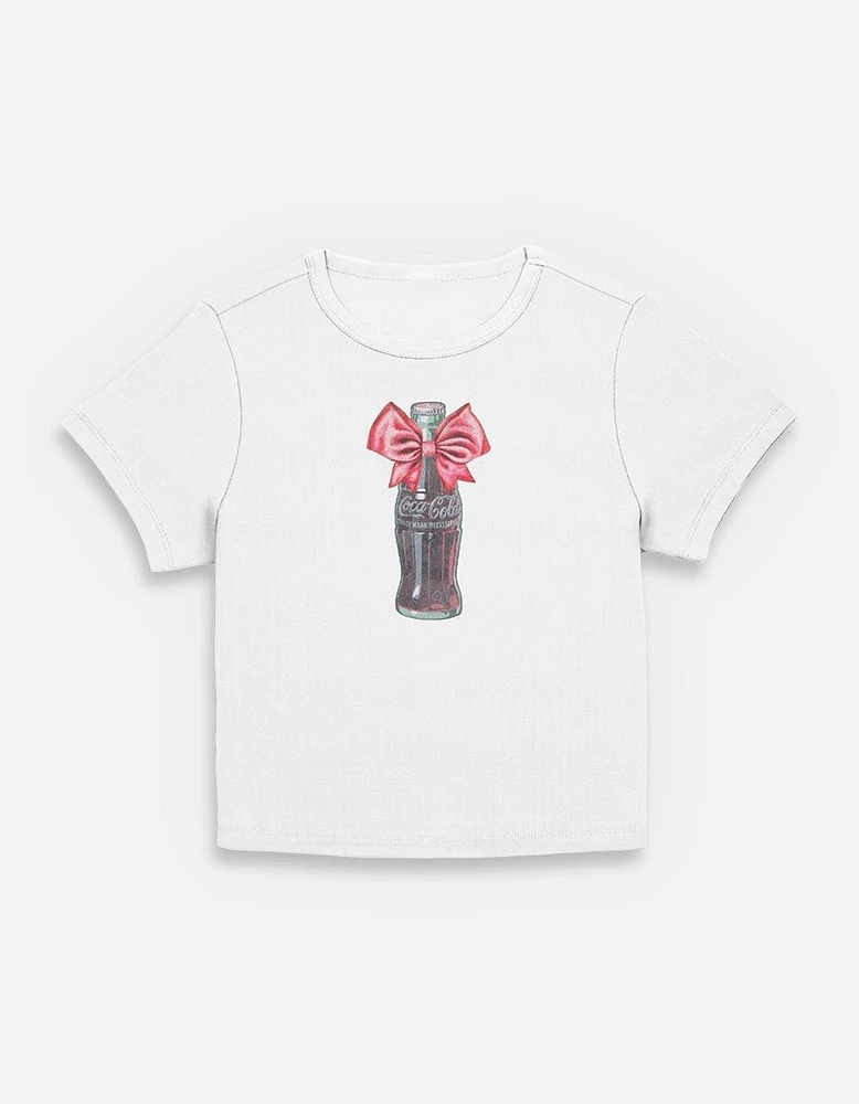 Coca-Cola Classic Bow Womens Baby T-Shirt