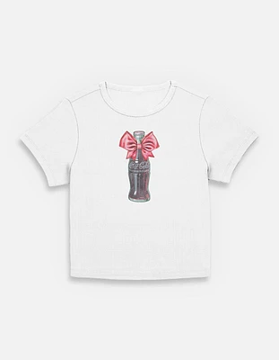 Coca-Cola Classic Bow Womens Baby T-Shirt