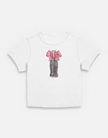 Coca-Cola Classic Bow Womens Baby T-Shirt