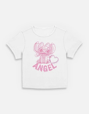 Disney Lilo & Stitch Angel Heart Womens Baby T-Shirt