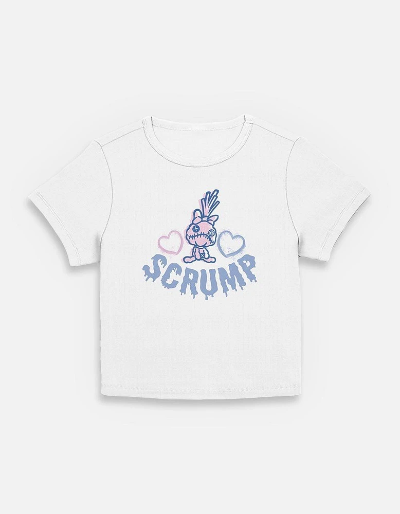 Disney Lilo & Stitch Scrump Hearts Womens Baby T-Shirt