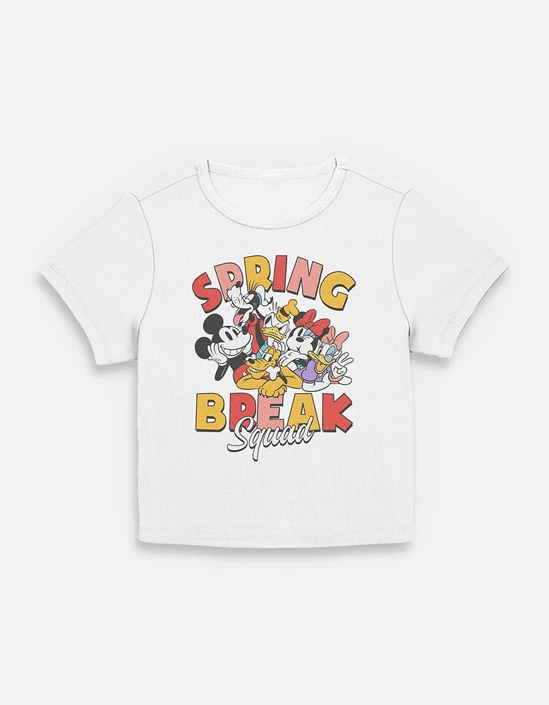 Disney Mickey Mouse Spring Break Squad Womens Baby T-Shirt