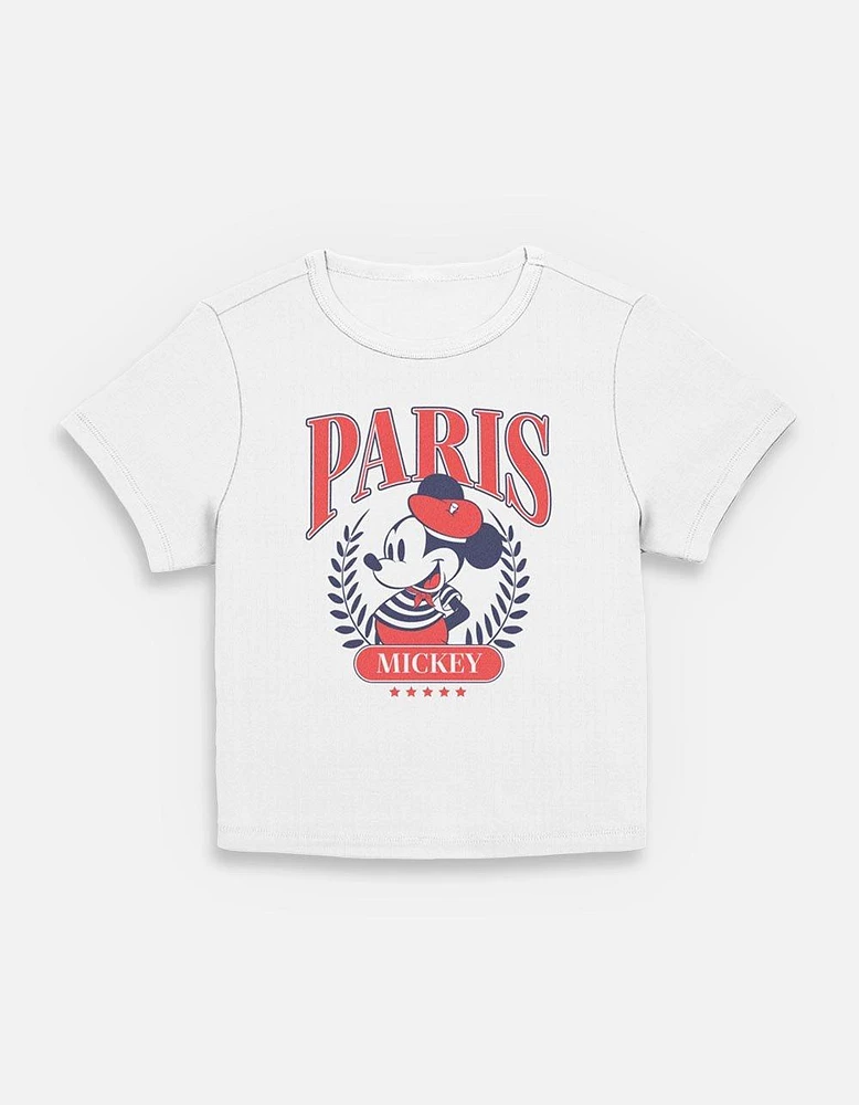 Disney Mickey Mouse Paris Womens Baby T-Shirt