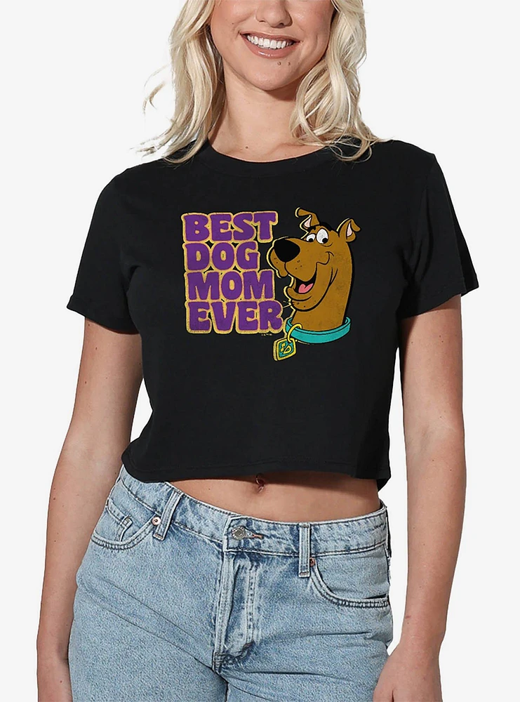 Scooby-Doo! Best Dog Mom Ever Women's Crop Top T-Shirt
