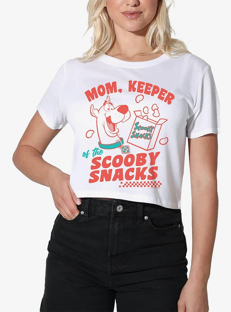 Scooby-Doo! Mom Keeper Scooby Snacks Women's Crop Top T-Shirt