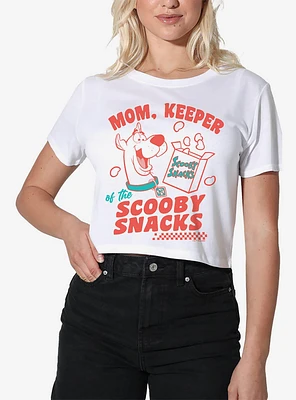 Scooby-Doo! Mom Keeper Scooby Snacks Women's Crop Top T-Shirt