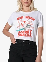 Scooby-Doo! Mom Keeper Scooby Snacks Women's Crop Top T-Shirt